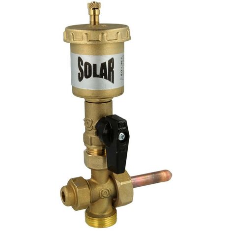 LE SANITAIRE Purgador solar con válvula