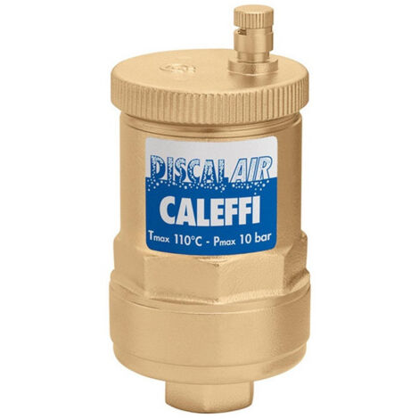 Purgeur d'air rapide Caleffi DISCALAIR automatique. MS 1/2 pouce Ext