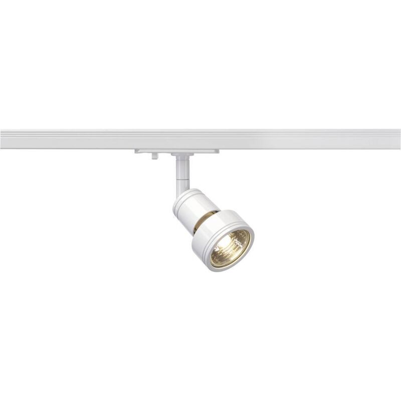 Luminaire sur rail haute tension SLV Puri 143391 monophasé GU10 50 w Ampoule halogène blanc