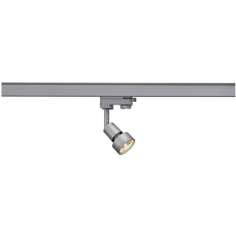 SLV - puri 153564 Luminaire sur rail haute tension GU10 gris-argent