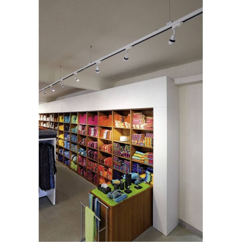 SLV - puri 153561 Luminaire sur rail haute tension GU10 blanc