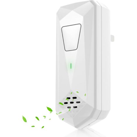 Purificador de aire de iones negativos de alto rendimiento de 3000 W  Desodorizador y generador de iones  Diseño compacto para baño, dormitorio, habitación de mascotas 