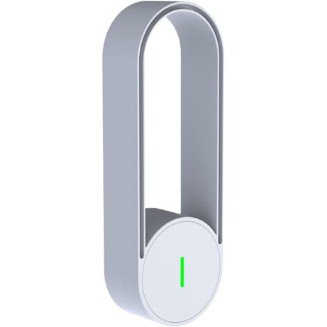 Purificador de aire enchufable, silencioso, ideal para dormitorio, hogar, coche, oficina, color blanco.