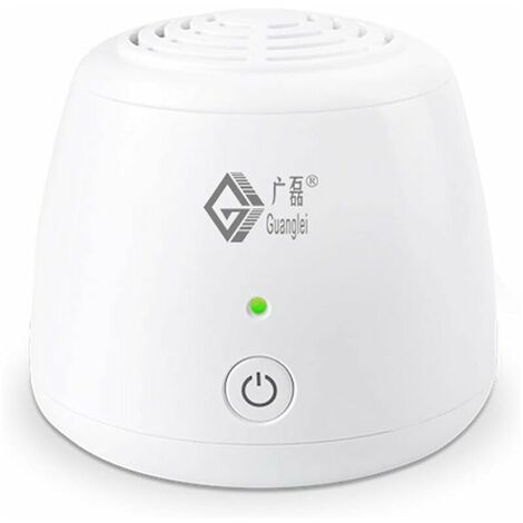 Purificador de Aire Portátil 2 en 1 Mini Generador de Ozono 3 Mg/H y Generador de Iones Negativos Filtro de Aire para Eliminación de Olores y Desinfección de Aire para Habitaciones Pequeñas Bajo