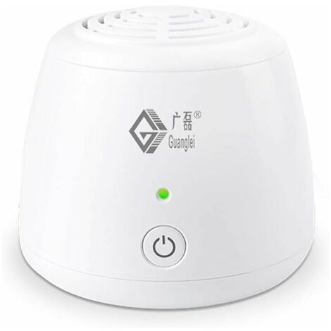 Purificador de aire portátil 2 en 1 Mini generador de ozono de 3 mg/h y filtro de aire generador de iones negativos para eliminación de olores y desinfección de aire para habitaciones pequeñas bajo