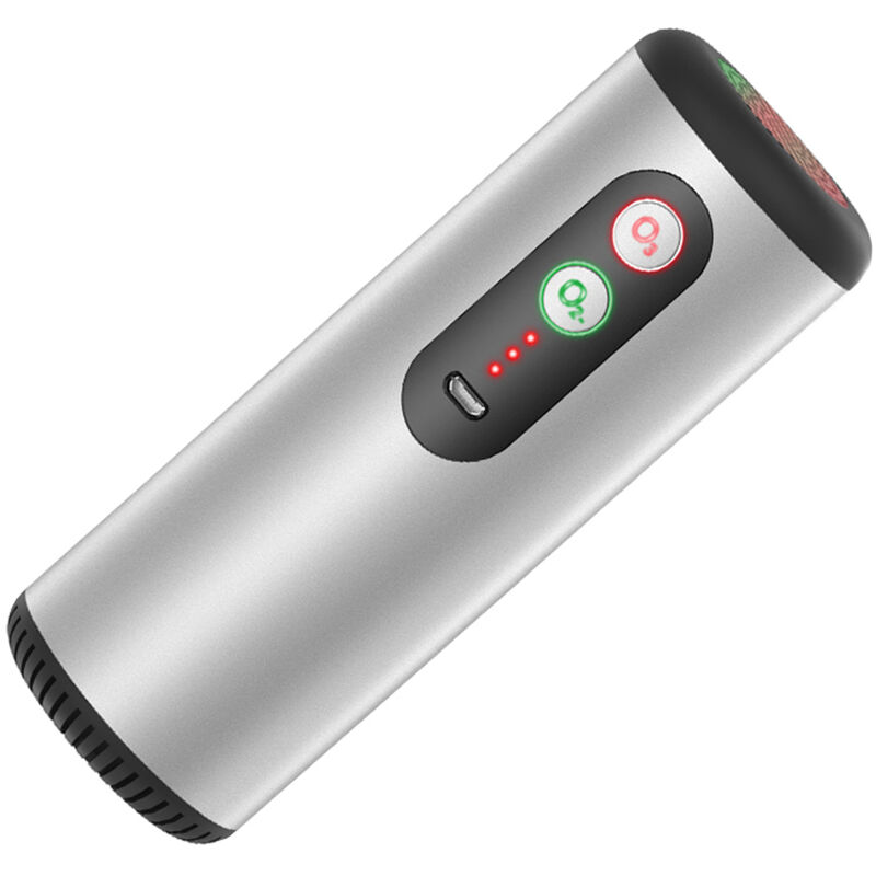 

Purificador de aire USB, eliminador de olores y humo ultra silencioso de mascotas,Plata