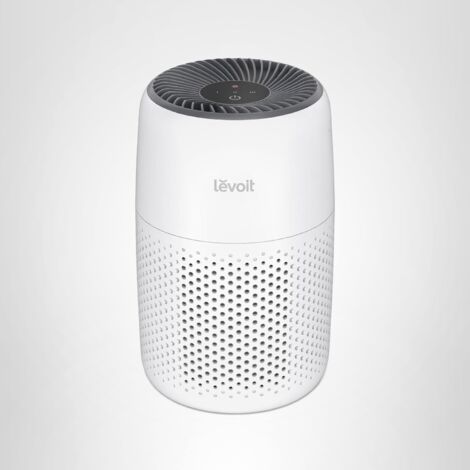 Purificateur D Air - Filtre 3-en-1 Pre-filtre Charbon Actif Pour Chambre Bureau Dormitoire - 20 M² - Blanc - 1 Pièce