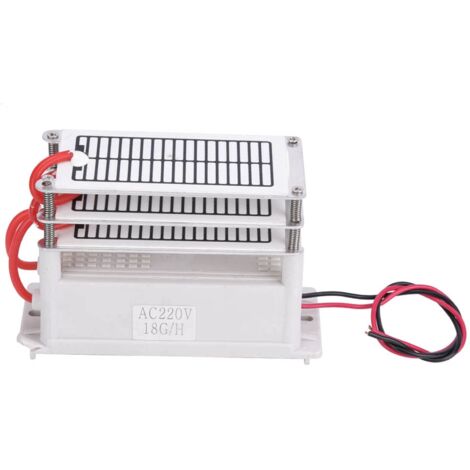 Purificateur d'air, 18g Générateur d'ozone intégré Machine Ménage Plaque en céramique Nettoyage Purificateur d'odeur,pour sécheuses Lave-Vaisselle Réfrigérateurs Armoires à Chaussures(2)