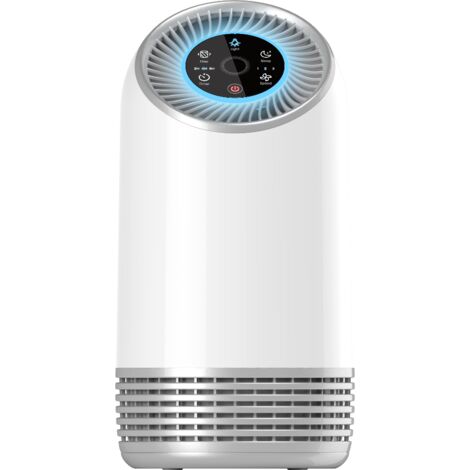 Purificateur d'air avec filtre HEPA silencieux PACIFIC Elimine 99.97% de Pollen, Fumée, Poussière, Poils d'animaux, allergènes, avec Sept Couleurs