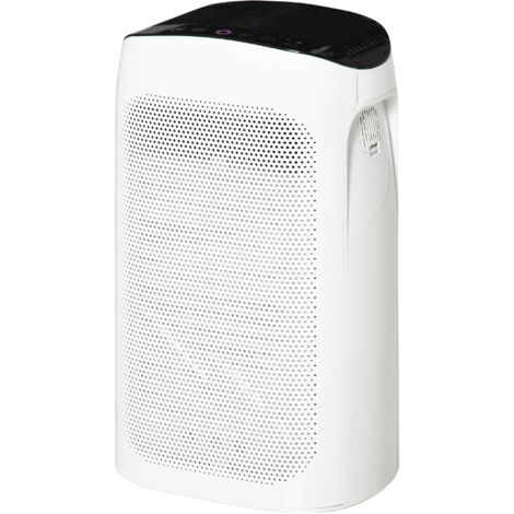 Purificateur d'Air avec Filtre HEPA Triple Couche, CADR 210 m³/h, 3 Vitesses, Mode Sommeil, Minuteur, Zone Couverte 25-35 m², pour Pollens, Odeurs, Fumée, Poussière