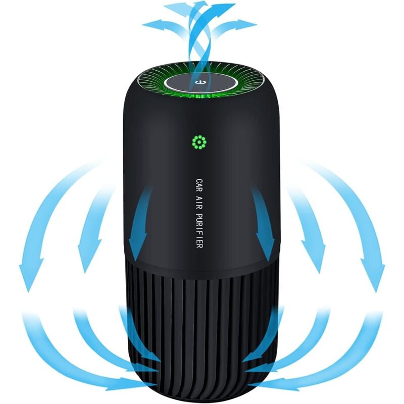Purificateur d'Air avec Véritable Filtre hepa avec Lumière uv-c, Mini Purificateur d'Air Elimine 99,97% de Fumée Allergènes Poussière, Purificateur