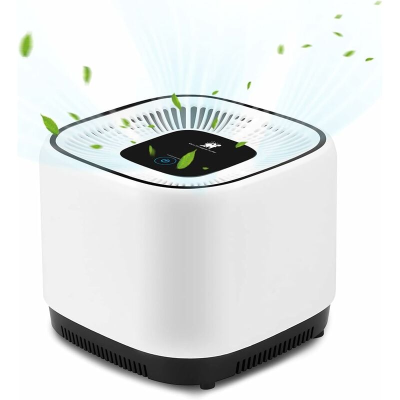 Purificateur d'air avec Vrai Filtre hepa, 20m³ 99,97% de performances de filtrage contre Odeur/Filtre Poussière/Pollen/Fumée, Fonctions de