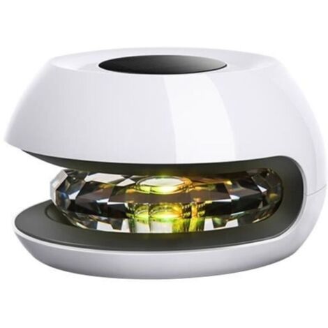 Purificateur d'air de voiture en cristal coloré à boule magique solaire