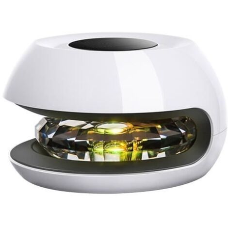 Purificateur d'air de voiture en cristal coloré à boule magique solaire