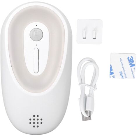 Purificateur d'air intelligent pour litière de chat, éliminateur d'odeurs avec veilleuse pour toilettes et niches