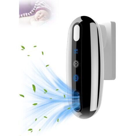 Purificateur d'air Ionizer,Ionisateurs d'air domestique ,Purificateur d'air à brancher,Ioniseur d'air pour la maison, la chambre à coucher et la salle de bain pour nettoyer les odeurs