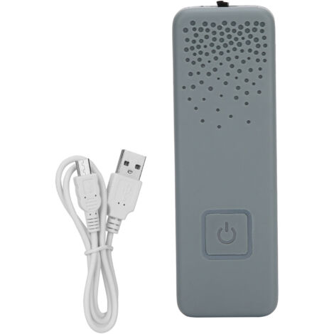 Purificateur d'Air Portable à Ions Négatifs - Filtre à Poussière pour Maison - Gris