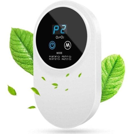 Purificateur d’Air Portable,Purificateur d'air de Voiture avec Anti-Bactérienne Taux 99% Silencieux Air Ioniseur avec Économie d’énergie Affichage à LED Purificateur d'Air Anion Pour Maison Bure