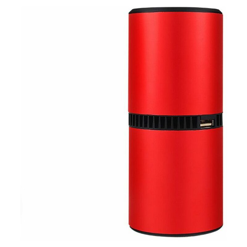 Purificateur d'air pour voiture - 7 places - Rayon 10² - Rouge