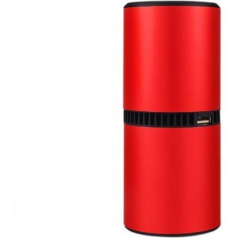 Purificateur d'air pour voiture à sept places ou espace dans un rayon de 10² rouge