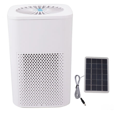 Purificateur d'air solaire pour voiture avec panneau 50W, assainisseur et nettoyeur d'habitacle