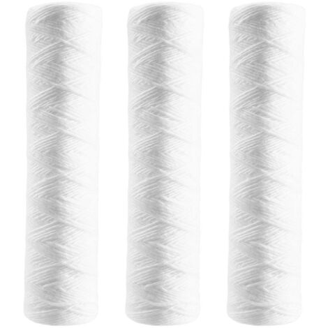Purificateur d'eau 3 pièces, cordon de 10 pouces, filtre PP de 5 micromètres