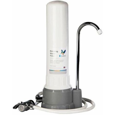 Purificateur d'eau sur évier avec cartouche Ultracarb – Filtration céramique et charbon actif – Débit 3L/min – Installation rapide sans outils – Doulton