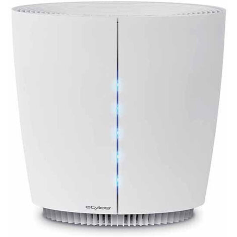 Purificateur PEGASUS Blanc Stylies, très silencieux, niveau sonore de 34.5 dB, adapté à une pièce de 45 M²