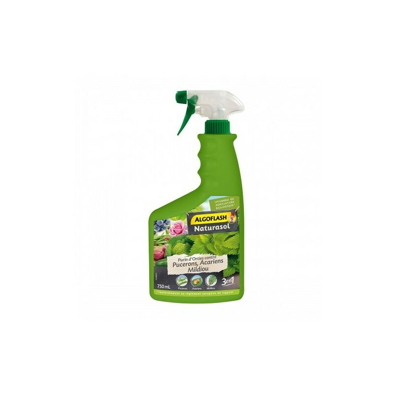 Algoflash - purin d'orties contre pucerons acariens mildiou pae 750ML
