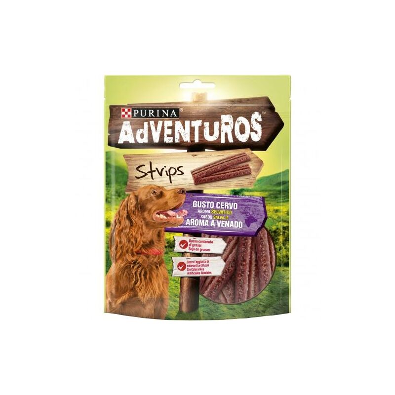 

Snack perro STRIPS Venado 90g - Adventuros