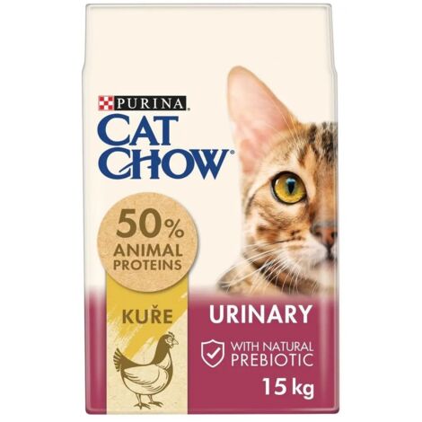 Purina Cat Chow Soins Spéciaux Santé des Voies Urinaires - croquettes pour chats adultes 15 kg au poulet
