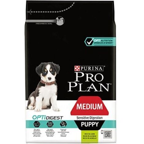 Purina – Croquettes pour chien medium sensitive digestion 3 kg – Agneau de haute qualité – Formulation OPTIDIGEST pour digestion sensible
