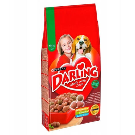 PURINA Darling Adulto TERNERA, Vegetal 15 KG (7613032933821)