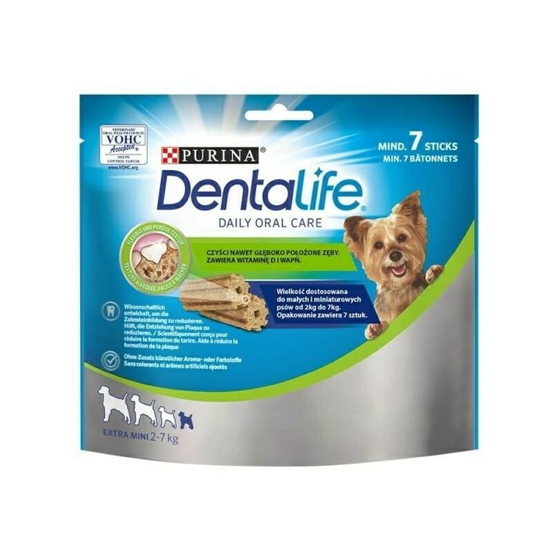 PURINA Dentalife Extra Mini - Snack dentaire pour chiens - 69 g
