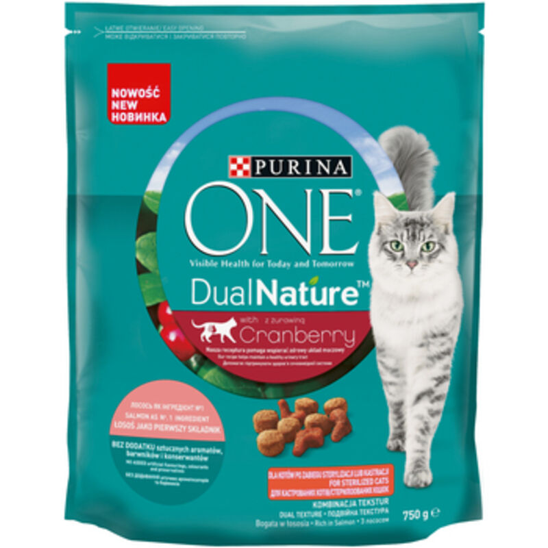 Purina - Dual Nature Uri-Balance Sterilized - nourriture sèche pour chat - 750 g