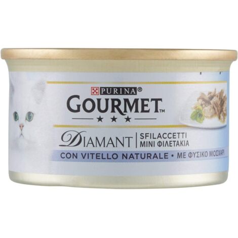 Purina Gourmet Diamant Sfilaccetti con Vitello Naturale - 85 g