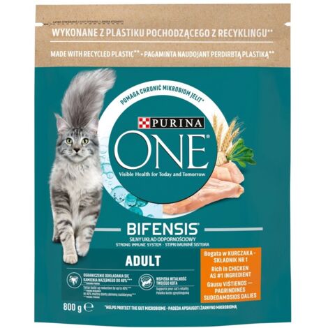 PURINA One Bifensis Adult - nourriture sèche pour chat - 800 g
