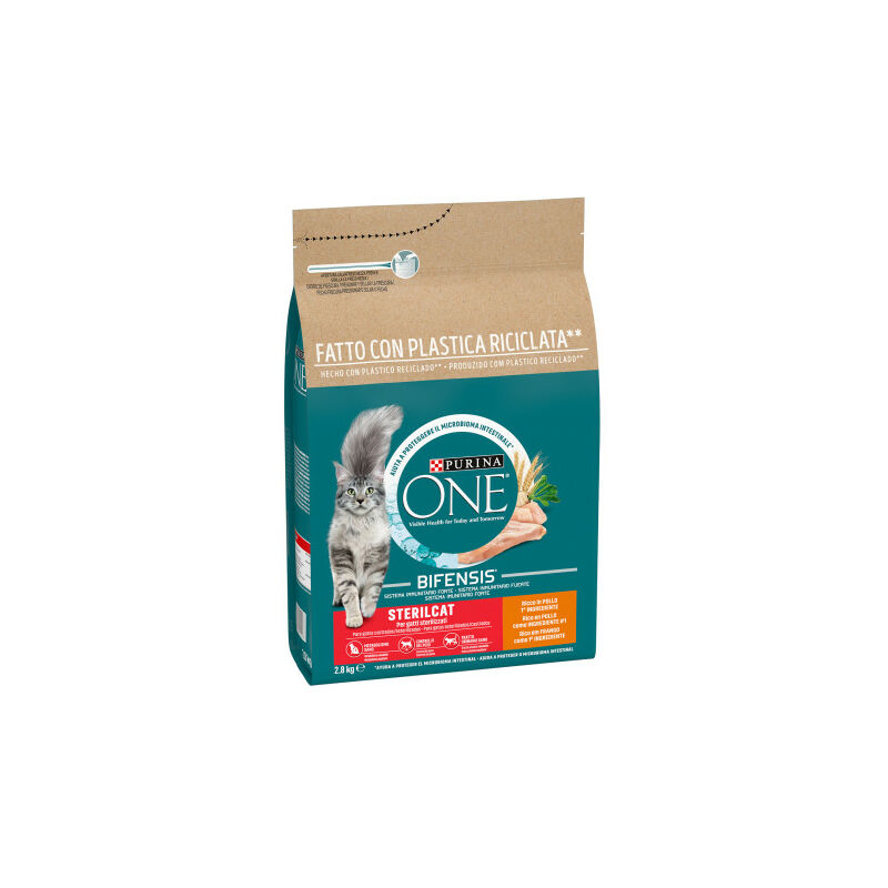 

Bifensis Esterilizado rico en Pollo y Trigo Saco de 3 Kg - Purina One