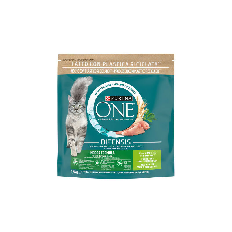 

Bifensis Interior rico en Pavo y Cereales Saco de 1,5 Kg - Purina One
