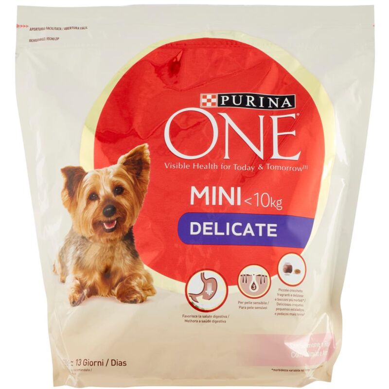 One mini delicate crocchette per cani small con salmone e riso 1.5KG - Purina