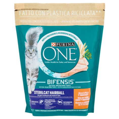 PURINA ONE STERILCAT HAIRBALL 800G PER GATTI STERILIZZATI RICCO DI POLLO