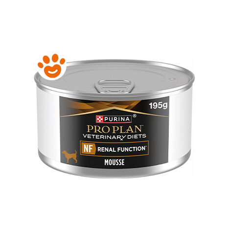 Purina Pro Plan Dog Veterinary Diet NF Renal Fuction Mousse  - Purina Pro Plan Dog Veterinary Diet NF Renal Fuction Mousse - Lattina Da 195 Gr