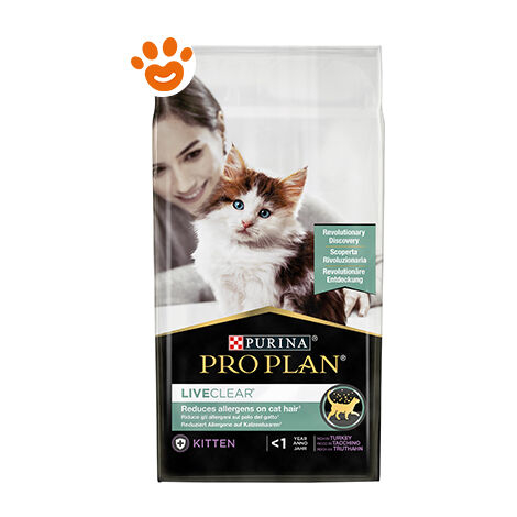 PURINA PRO PLAN Gatto LiveClear Kitten Tacchino 1,4 kg