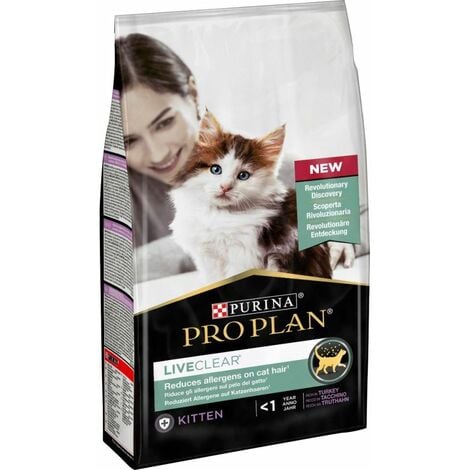 PRO PLAN Purina ProPlan LiveClear per Kitten con Tacchino da 1,4 Kg