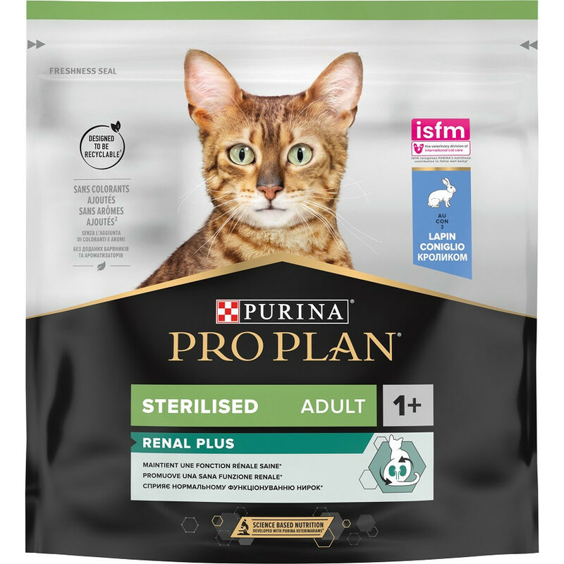 Purina Pro Plan Optirenal per Gatto Adult Sterilised da 400 gr Coniglio