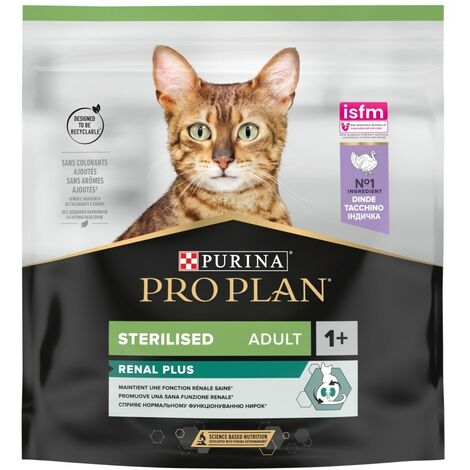 PRO PLAN Plan Sterilised - Katzen Trockenfutter 400 g Adult Truthahn