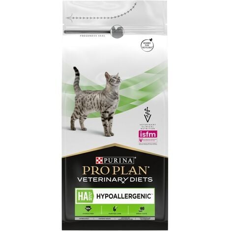 PURINA Pro Plan Veterinary Diets Feline HA St/Ox Hypoallergénique - Croquettes pour Chats - 1,3 kg