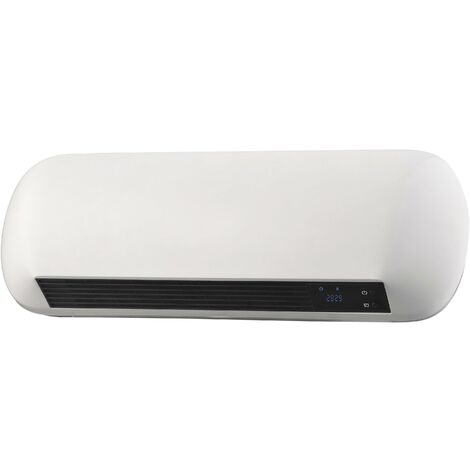 Purline – Chauffage mural céramique 2000 W – Télécommande – Système de sécurité surchauffe – Surface jusqu'à 12 m² – Panneau numérique LED