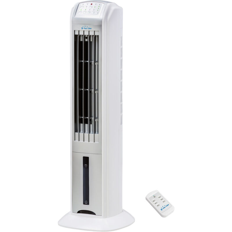 Rafraichisseur d'air par &eacute;vaporation 70W avec ioniseur et 3 vitesses