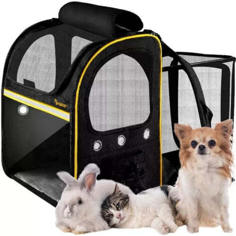 Purlov 23185 Sac à dos transparent pour animaux